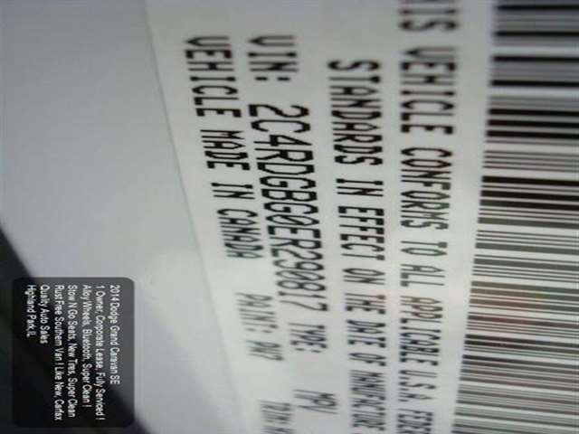 2014 Dodge Grand Caravan SE 4dr Mini-Van